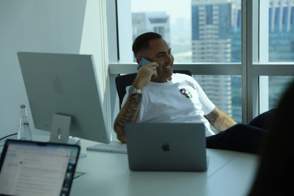 Matt Haycox in Dubai Office