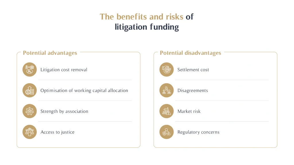 The benefits and risks of litigation funding